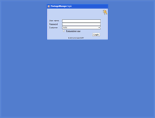 Tablet Screenshot of packagemanager.mansoft.dk